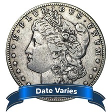 1878 - 1904 $1 Morgan Silver Dollar Very Good - Very Fine VG-VF picture