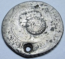 1830s Costa Rica Central American Republic 1/2 Reales Silver Antique 1800's Coin picture