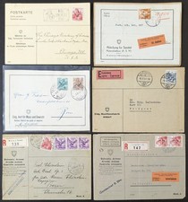 Switzerland WWII Feldpost Covers Lot of 17 w/ Officials Rare Swiss Military Mail picture