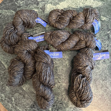 Lot of 6 Berroco Sundae Color Grey Gray 8703 Made In Italy Same Dye picture