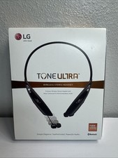 LG TONE ULTRA HBS-810 Black Neckband Headsets -JBL Sound Bluetooth - Used Once picture
