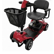 Equate Mobility 4-Wheel Motorized Power Scooter, Red picture
