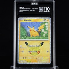 Pikachu Pokemon 2026 30th Celebration 045/128 Holo TAG 10 POP 2 picture