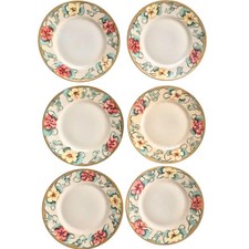 Antique Limoges France Dessert Salad Plates Set of 6 Hand Painted 1850 -1900 picture