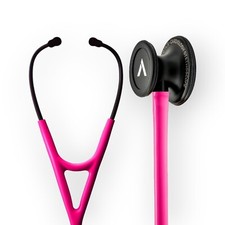 NEW Apex Cardiology Stethoscope Neon Pink Steel Dual-sided Lifetime Warranty picture