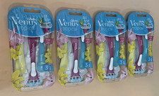 Lot of 4:  Gillette Venus Tropical Women's Disposable Razor : 3 pack Count Each picture