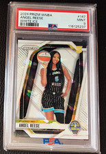 Angel Reese 2024 Prizm White Ice #/35 Rookie RC PSA 9 picture