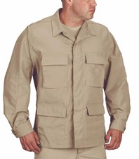 Propper BDU Tactical 4 Pocket Shirt Coat Military Size Large Regular NEW picture