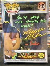 Funko Pop Plus Jujutsu Kaisen Aoi Todo Signed by EVA Xander Mobus JSA Witness picture