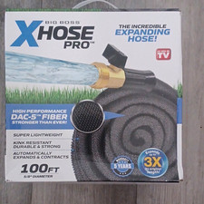 XHose Big Boss XHose Pro 100 ft 5/8 in Expanding Hose, Black, Kink Resistant picture