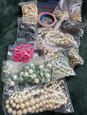 Vintage/ Modern mixed lot of costume jewelry 17 pds See photos for details picture