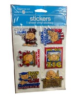Vintage 1980’s Ziggy Comic School Puffy Stickers picture
