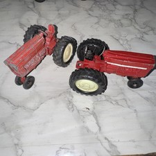 Vintage ERTL Red Tractor Lot of 2 well used sold as is condition picture