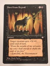 Howl from Beyond - Ice Age - Magic the Gathering MTG Nice picture