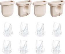 12pcs Breast Pump Parts for eufy S1 Pro/S1/E10/E20, 8 Valves & 4 Diaphragms picture