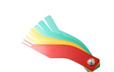 2-12mm 8pc Brake Lining Thickness Feeler Gauge Measure Pad Color Coded picture