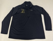 Simms Waderwick Thermal Sweater 1/4 Zip Pullover Mens XXL Black Grid Fleece picture
