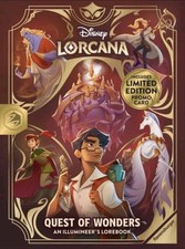 2026 D23 Disney Lorcana Quest Of Wonders Illumineers Lorebook W/PROMO PRESALE picture