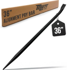 Mutt Tools 36 Inch Pry Bar Alignment Tool Ironworker Sleever Bar | 36 Inch, Forg picture