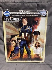 Captain America The First Avenger Steelbook 4K Ultra HD + Blu-Ray + Digital LE picture