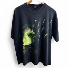 Giant Nirvana Seahorse Grail T-Shirt Size XL 1993 Vintage Black picture