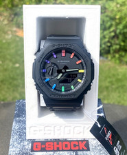 New Casio G-Shock GA2100 Rainbow Black Carbon Digital Watch Limited EditionMOD picture