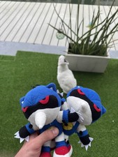 HOMEMADE Sonic the Fighters Hedgehog Metal Sonic Hue Hue Hue Plush 1995 w/ Art picture