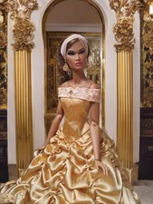 16-17 Inch Belle Inspired Dress, Custom Handmade, Fits FR16 Disney17 Tonner picture