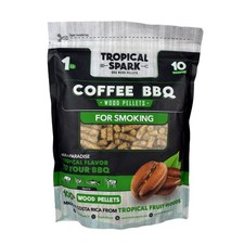 Tropical Spark Wood Pellets | Perfect for BBQ, Smoking, Grilling, Bake, Brown picture