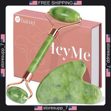 Baimei IcyMe Jade Roller Gua Sha Set for Facial Sculpting & Relaxation picture