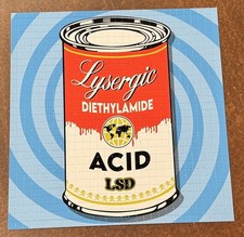 Bicycle Day Blotter Art Print Denial SUper SoUp S/# 60 Andy Warhol Pop Tribute picture