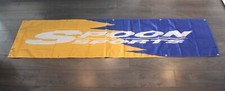 Spoon Sports Banner Flag Huge 2x8 Racing Suspension Garage Mechanic Man Cave picture