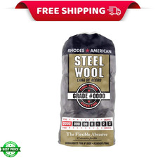 Steel Wool 0000 12 pad Fine Grade Rhodes, American Final Finish Super Fine picture