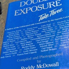 Double Exposure Take Three Hardcover Roddy McDowall Signed/Inscribed Illustrated picture