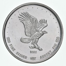Monex International LTD 1 Troy Oz 1982 Silver Eagle Proof picture