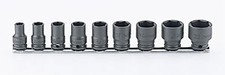 Ko-Ken 3/8 9.5mm SQ. Impact Hex Socket Rail Set 9 Pcs RS13401M/9 Japan Yamashita picture