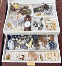 Vintage Y2K/200s Inspired Mixed Jewelry Lot | Guess, Napier, Timex, Avon picture