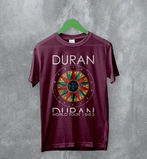 VTG 1983 Duran Duran Band World Tour Maroon S to 5XL Concert Shirt EM377 picture
