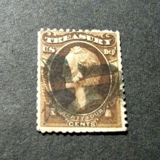US Stamp Scott# O80 Treasury/Scott 1873    H35 picture