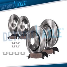 Front Rear Disc Brake Rotors Ceramic Brake Pads for 2013 - 2025 Nissan Altima picture