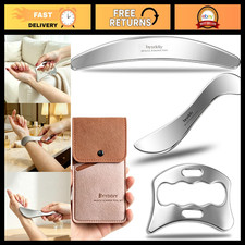 3 in 1 Travel Set - Stainless Steel Muscle Scraper Tools, Scar Tissue Massage To picture