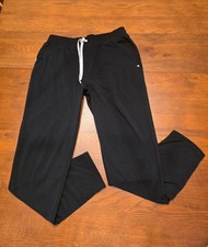 Vuori Ponto Performance Jogger Pant Mens M Black V418 Stretch Knit Drawstring picture