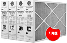 Lennox X6672 Healthy Climate 16x25x5 Merv 16 Carbon Coated Filter - 4 PACK picture