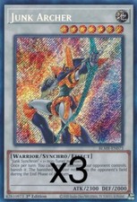 3X Yugioh Junk Archer BLMR-EN073 Secret Rare 1st Edition NM picture