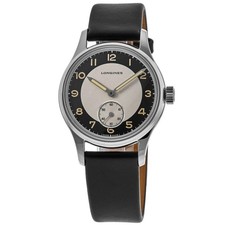New Longines Heritage Classic Tuxedo Automatic Black Men's Watch L2.330.4.93.0 picture
