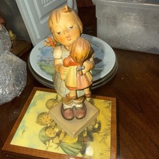 VTG Goebel Hummel 311 Kiss Me Doll WITH SOCKS 1st Version TMK3 Stylized Bee 6.5 picture