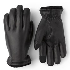 NEW Size 11 Hestra John Lamb Nappa Leather Winter Gloves w/ PrimaLoft (Black) picture