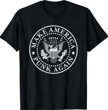 Make America Punk Again Vintage Punk Rock 80s T-Shirt picture