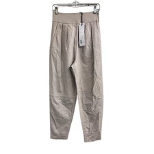 NWT IRO lamb leather trousers size 36 in color chalk 27