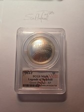 2014 S$1 Legends of Baseball MS69 PCGS Goose Gossage AUTOGRAPH BLUE hard-signed  picture
